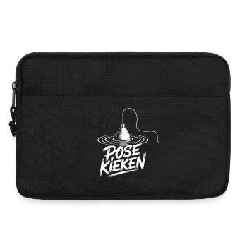Angler Pose Design - Laptoptasche 13" - Schwarz - Vorne