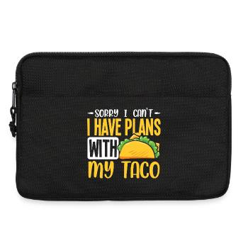 Tacos à propos d’une fête Tacos - Sacoche pour ordinateur portable 13 pouces - noir - Devant