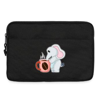 Elephant Coffee Mug - Laptop bag 13" - black - Front