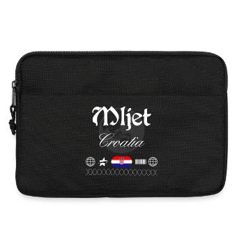 Mljet Croatia Streetwear Travel Souvenir - Laptop bag 13" - black - Front