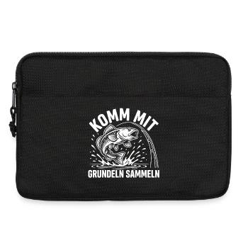 Grundel Spruch - Laptoptasche 13" - Schwarz - Vorne
