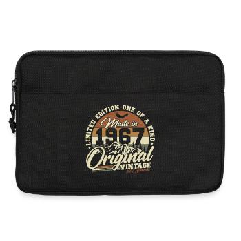 Cadeau d’anniversaire original de 1967 Vintage Retro - Sacoche pour ordinateur portable 13 pouces - noir - Devant