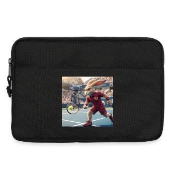 Racquet Rabbit Rally - Laptop bag 13" - black - Front