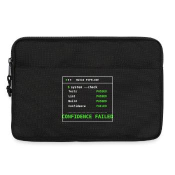 System Check Build Pipeline DevOps IT Geschenk - Laptoptasche 13" - Schwarz - Vorne
