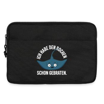 Rochen Schon Gebraten Stachelrochen Manta Rochen - Laptoptasche 13" - Schwarz - Vorne