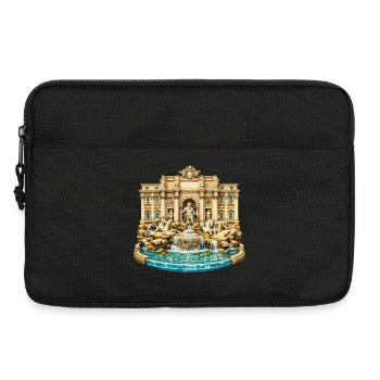 Trevi-Brunnen - Laptoptasche 13" - Schwarz - Vorne