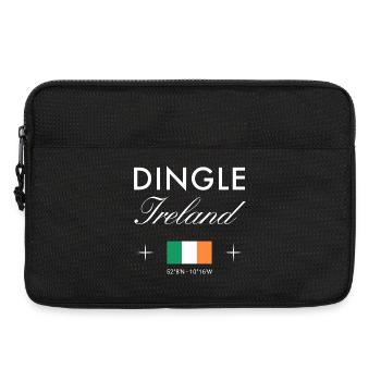 Dingle Ireland Coordinate Souvenir de voyage - Sacoche pour ordinateur portable 13 pouces - noir - Devant