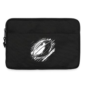 American Football Skizze - Laptoptasche 13" - Schwarz - Vorne