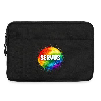 Colourful explosion SERVUS - Laptop bag 13" - black - Front