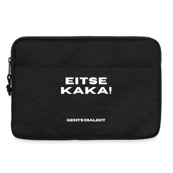 Gents_Dialect_T-shirt_Belgische_Streetwear - Laptoptasche 13" - Schwarz - Vorne