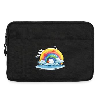 Fierté arc-en-ciel - Sacoche pour ordinateur portable 13 pouces - noir - Devant