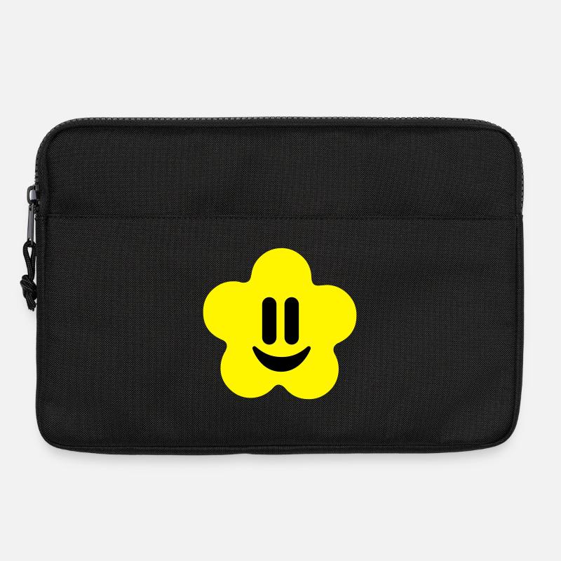 flower power - Laptoptasche 13" - Schwarz