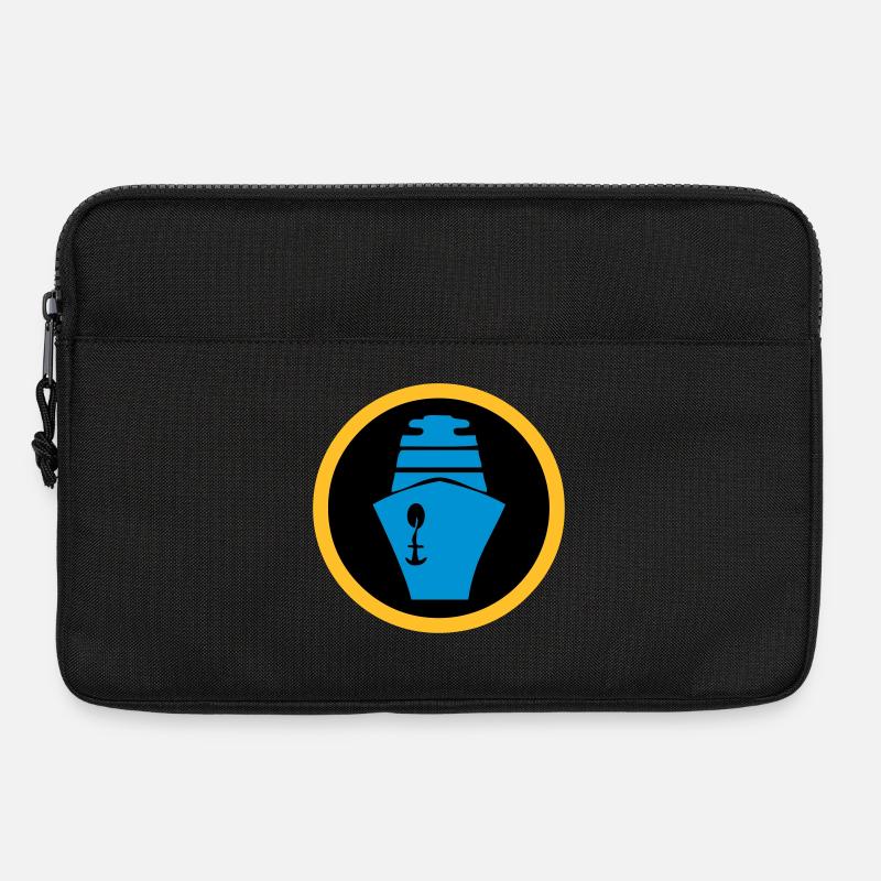 Schiff | Kreuzfahrt | Fähre - Laptoptasche 13" - Schwarz