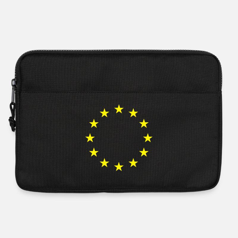 EU Sternen - Laptoptasche 13" - Schwarz