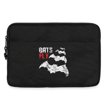 Mouches chauves-souris - Sacoche pour ordinateur portable 13 pouces - noir - Devant