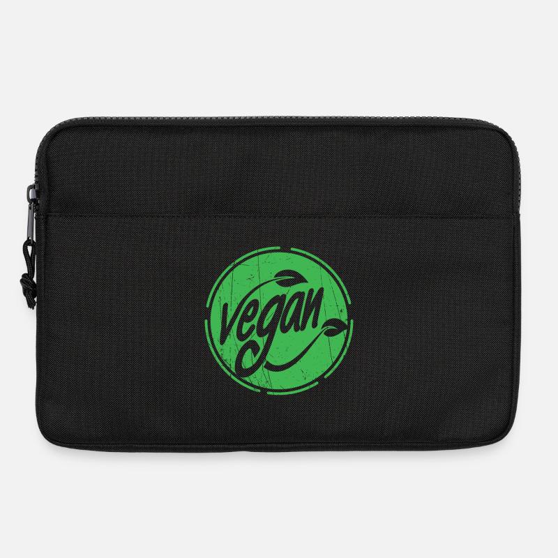 Vegan - Laptoptasche 13" - Schwarz