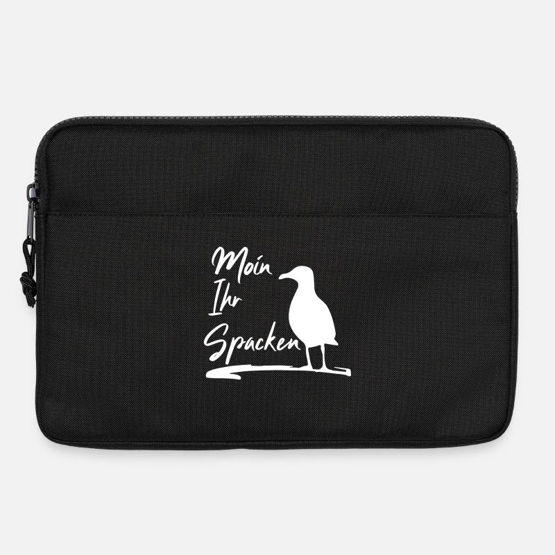 Moin Ihr Spacken - Laptoptasche 13" - Schwarz