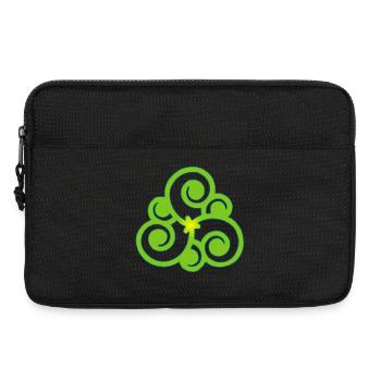 Celtic flower and nature - Laptop bag 13" - black - Front