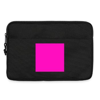 Pink Background Texture Customize Template - Laptop bag 13" - black - Front