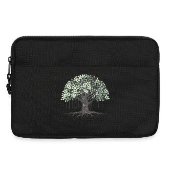 Lebensbaum Wurzeln Alt Kraftvoll Zen Shirt - Laptoptasche 13" - Schwarz - Vorne