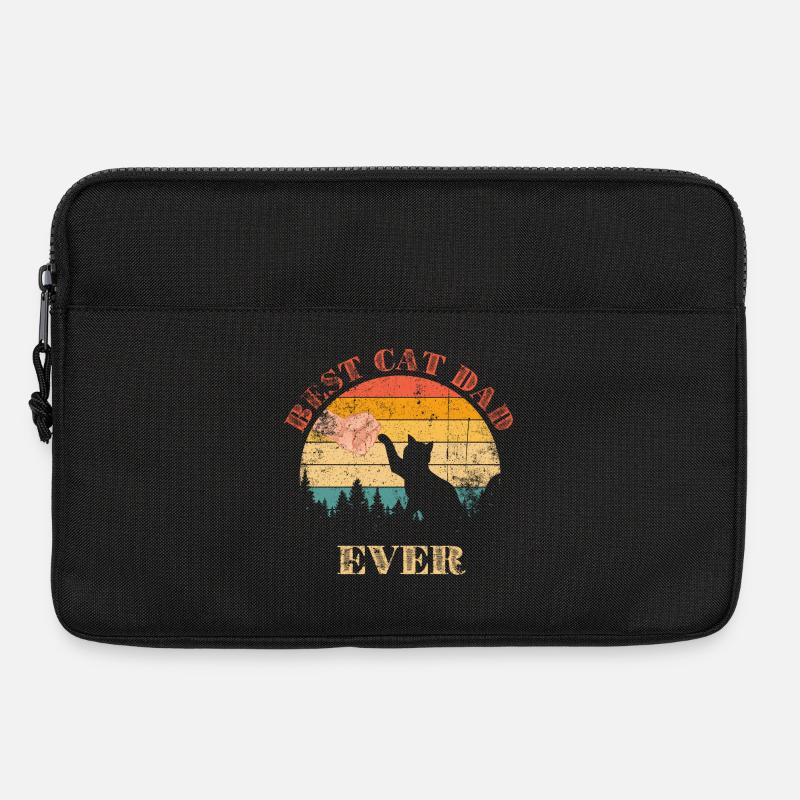 First Cat Dad Ever - Laptop bag 13" - black