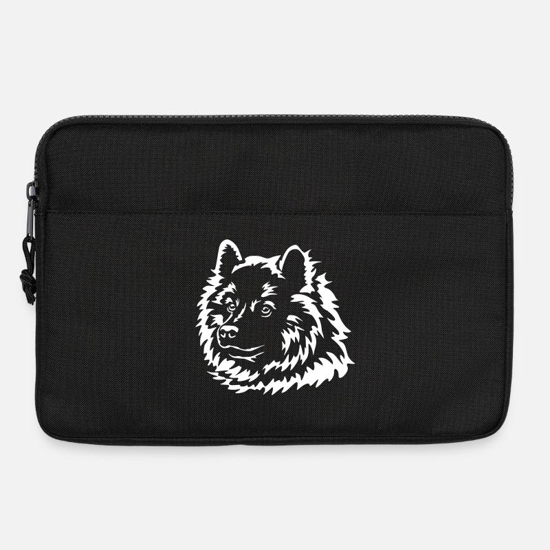 Eurasier Kopf "Black Edition" - Laptoptasche 13" - Schwarz