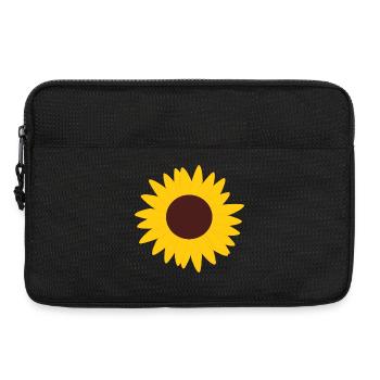 Fleur, Jaune, Fleur Jaune, Fleurs, Tournesol, Fleur - Sacoche pour ordinateur portable 13 pouces - noir - Devant