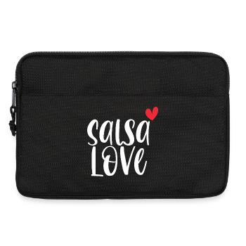 Salsa Love! Tänzerin Latino tanzen Geschenk - Laptoptasche 13" - Schwarz - Vorne