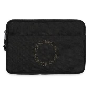 Cadre à rayons de l’anneau solaire doré - Sacoche pour ordinateur portable 13 pouces - noir - Devant