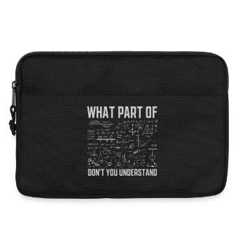 Quelle partie de ne comprenez-vous pas Funny Math - Sacoche pour ordinateur portable 13 pouces - noir - Devant