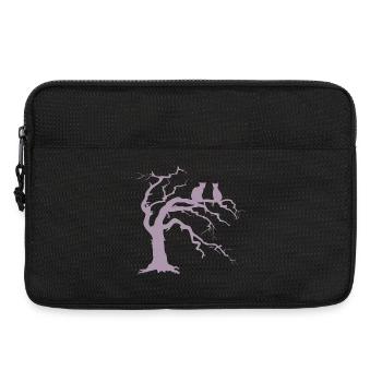 Toter baum mit 2 Katzen Silhouette - Laptoptasche 13" - Schwarz - Vorne