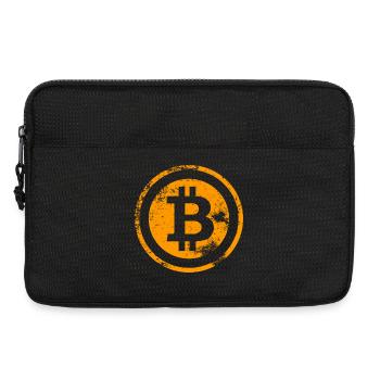 Vintage Bitcoin Logo BTC VINTAGE - Laptop bag 13" - black - Front