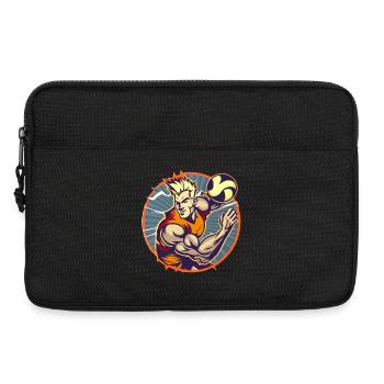 Joueurs de volley-ball - Sacoche pour ordinateur portable 13 pouces - noir - Devant