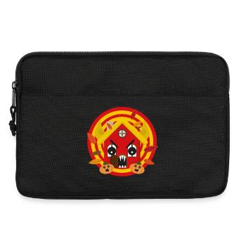 Häuschens Plausch im Herbst - Laptoptasche 13" - Schwarz - Vorne