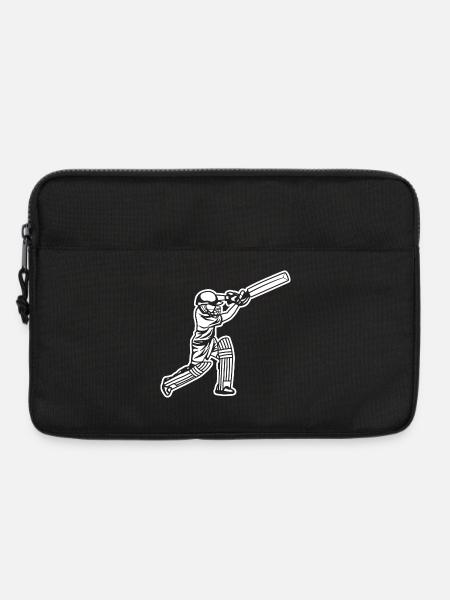 Kleiner Cricket Spieler - Laptoptasche 13" - Schwarz