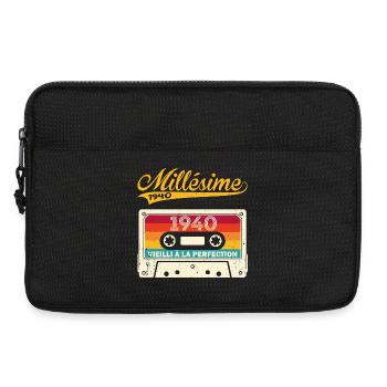 Millésime 1940 Cadeau 83 Ans Anniversaire Humour - Sacoche pour ordinateur portable 13 pouces - noir - Devant