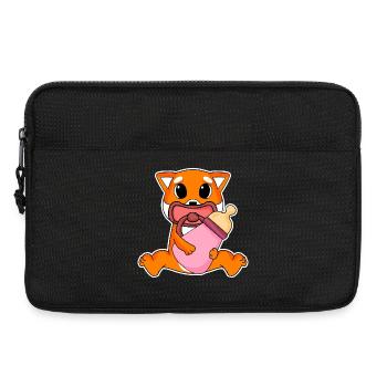 Baby Shiba Inu Motiv - Laptoptasche 13" - Schwarz - Vorne