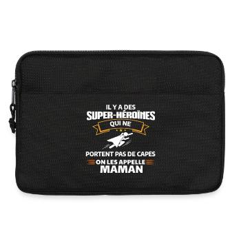 Super-Héroïnes Maman Faucon - Sacoche pour ordinateur portable 13 pouces - noir - Devant