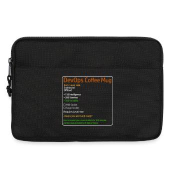 DevOps Coffee Mug System Admin Theme - Laptop bag 13" - black - Front