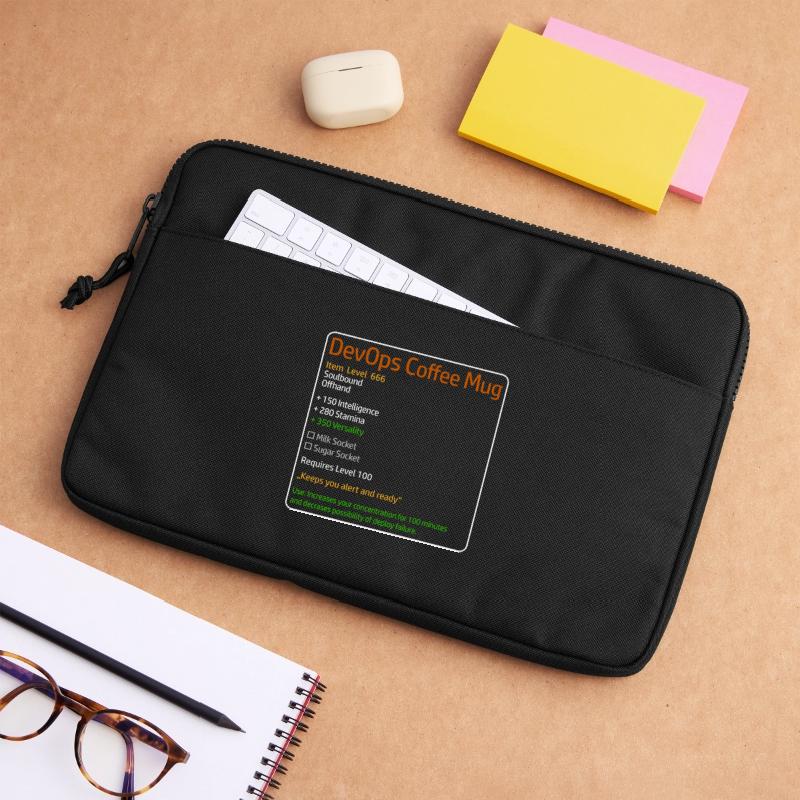 DevOps Coffee Mug System Admin Theme Laptop bag 13"