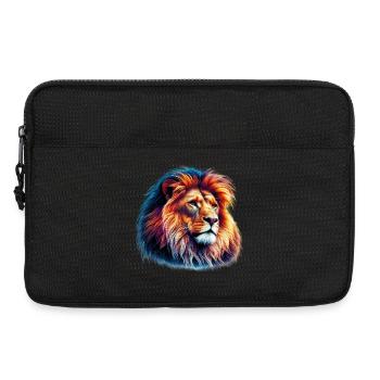 Lion - Laptop bag 13" - black - Front