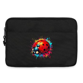 Marienkäfer - Laptoptasche 13" - Schwarz - Vorne