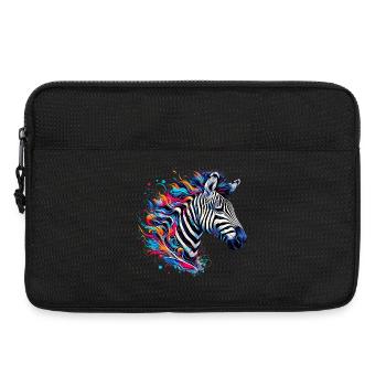 Zebra - Laptop bag 13" - black - Front