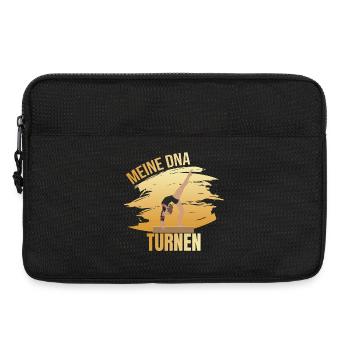 Meine DNA - Turnen - Laptoptasche 13" - Schwarz - Vorne