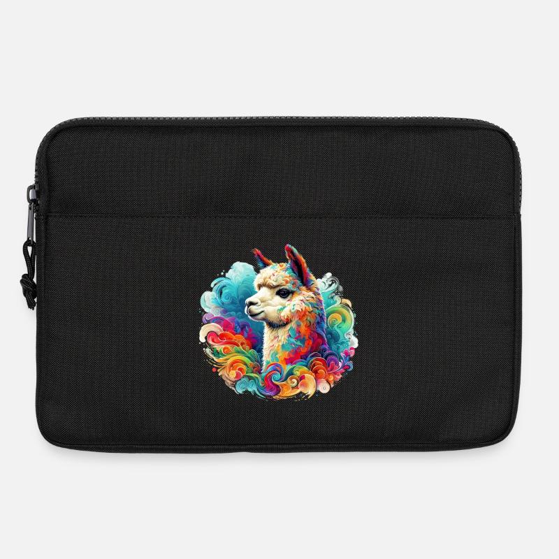Alpaka - Laptoptasche 13" - Schwarz