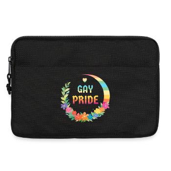 Gays et lesbiennes LGBTQIA+ - Sacoche pour ordinateur portable 13 pouces - noir - Devant