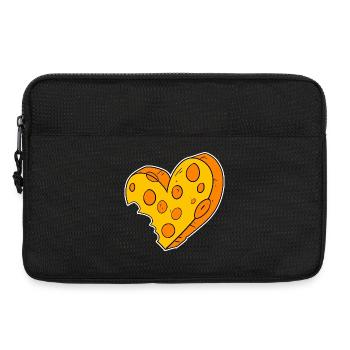 Heart of cheese - Laptop bag 13" - black - Front