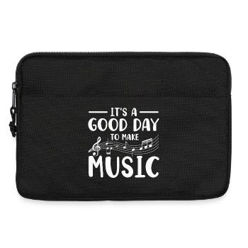 Instrument de musique musicien - Sacoche pour ordinateur portable 13 pouces - noir - Devant