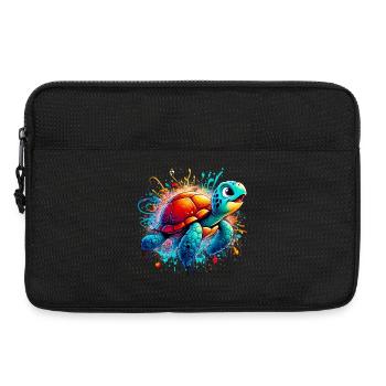 Turtle - Laptop bag 13" - black - Front