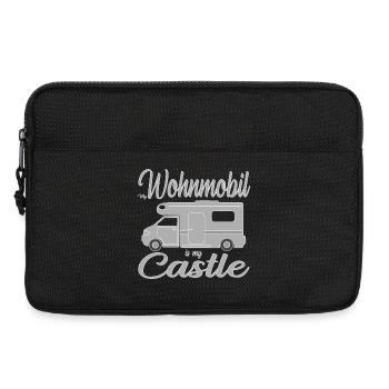 Aire de camping-car Kampmobil pour les aventuriers - Sacoche pour ordinateur portable 13 pouces - noir - Devant